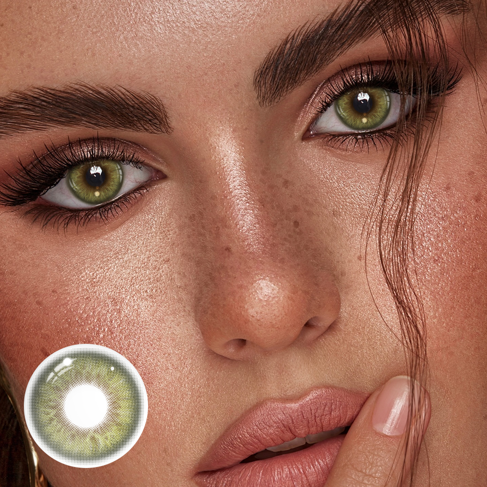 Bibiana Green Coloured Contact Lenses